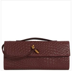 Elegant Burgundy Clutch